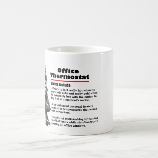 Mug Thermostat Office Humour (Centre)