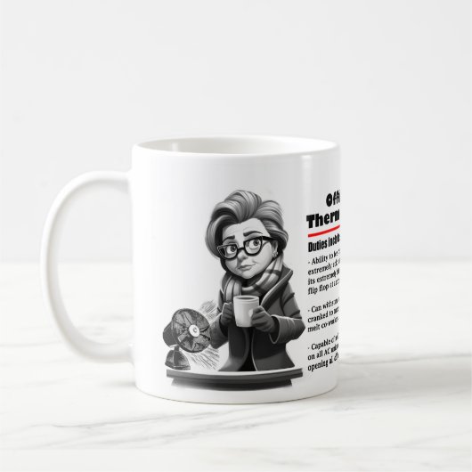Mug Thermostat Office Humour (Gauche)