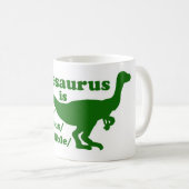Mug Thesaurus Dinosaur est génial (Devant droit)