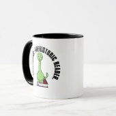 Mug Thésaurus : Un dinosaure qui était un lecteur (Devant gauche)
