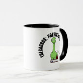 Mug Thésaurus : Un dinosaure qui était un lecteur (Devant droit)