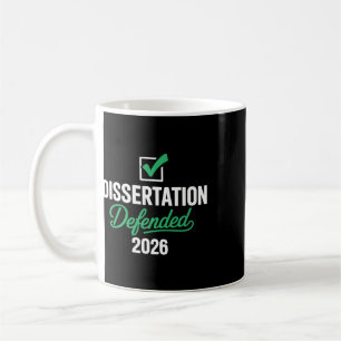 Mug Thèse soutenue 2026 pour doctorat Phd Edd
