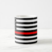 Mug Thin Red Line Flag (United States) (Centre)