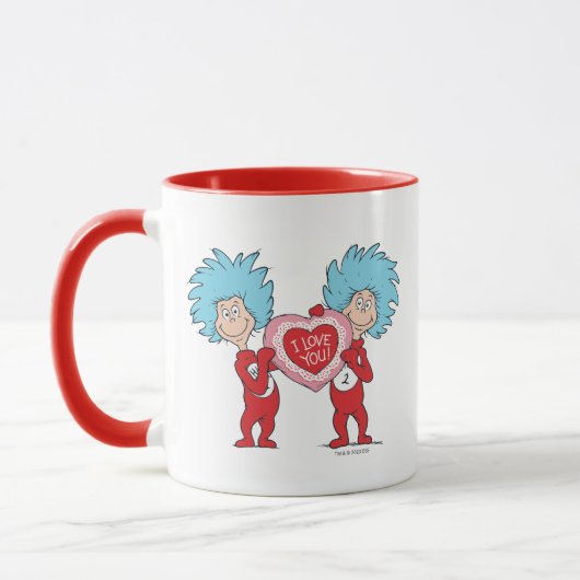 Mug Thing One Thing Two Je t'aime (Gauche)