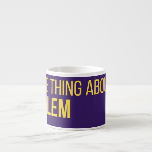 Mug Things A Propos De Salem Podcast Espresso (Devant)