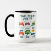 Mug Things I Do In My Spare Time | Funny Gamer (Gauche)