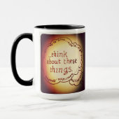 Mug Think on These Things (Gauche)