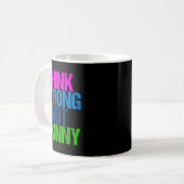 Mug Think Strong Not Skinny Motivational Fitness (Devant gauche)