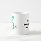 Mug Third 3 Year Anniversary with Personalization (Centre)