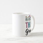 Mug Third Grade Teacher Wildflower Back To School Flor (Devant droit)