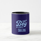 Mug This Boy Loves Sailing Funny Sailor (Centre)