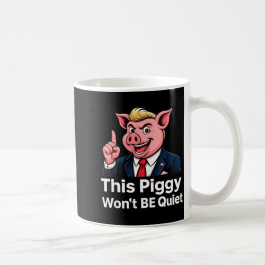 Mug This Ggy Won’t Be Quiet Funny Litical Parody  (Droite)