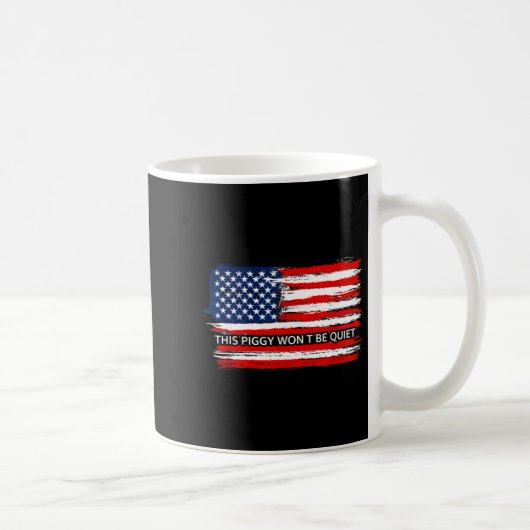 Mug This Ggy Won't Be Quiet Funny Flag (Droite)