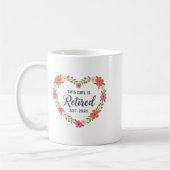 Mug This Girl Is Retired Est 2026 Floral Retirement Wo (Gauche)