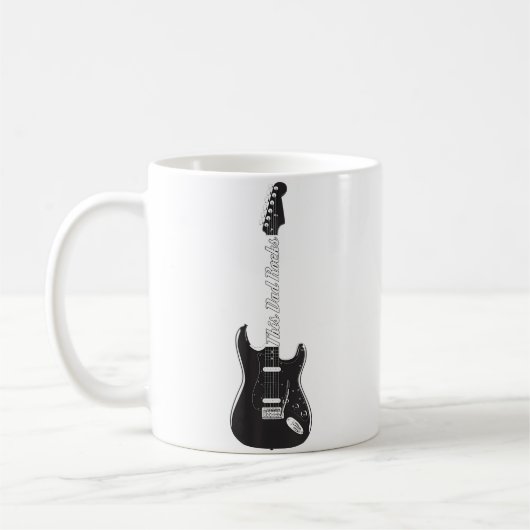 Mug This Guitar Dad Rocks Music Fathers Day Gift (Gauche)