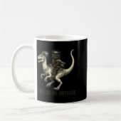 Mug This Is An Outrage Funny Princess Cat Riding Dinos (Gauche)