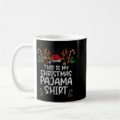Mug This Is My Christmas Pajama Funny Xmas Pjs Men Wom (Gauche)