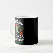 Mug This Is My Christmas Pajama Shirt Funny Christmas (Devant gauche)