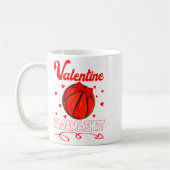 Mug This Is My Valentines Basketball Pajama For Kids B (Gauche)