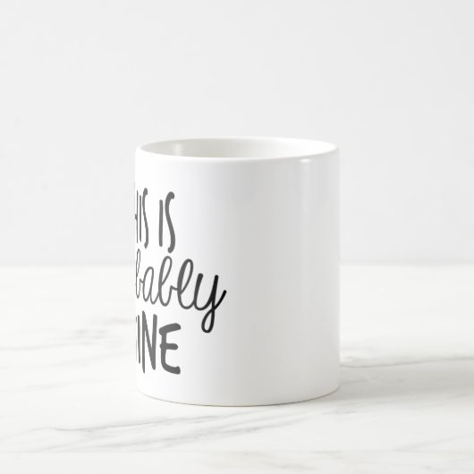 Mug This IS probably wine (Centre)