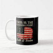 Mug This Is The Turning Int Patriotic Christian Faith (Gauche)