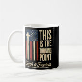 Mug This Is The Turning Int Patriotic Faith Usa  (Gauche)