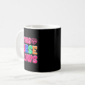 Mug This Nurse Glows Nursing Glow Retro  (Devant gauche)