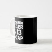 Mug This Skibidi Rizzler Is 13 No Cap 13th Birthday 13 (Devant gauche)