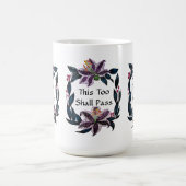 Mug "This Too Shop Pass" Aquarelle Lily Wreath (Centre)