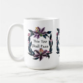 Mug "This Too Shop Pass" Aquarelle Lily Wreath (Gauche)