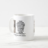 Mug Thomas Edison ne veut pas dire sa citation inutile (Devant gauche)