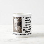 Mug Thomas Edison non échoué 10.000 manières ne (Centre)