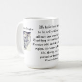 MUG THOMAS JEFFERSON CITE   (Devant gauche)