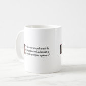 Mug Thomas Jefferson Sur Le Contrôle Des Armes À Feu (Devant gauche)