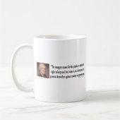 Mug Thomas Jefferson Sur Le Contrôle Des Armes À Feu (Gauche)