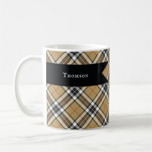Mug Thomson Camel Tartan Plaid Motif de la mode famili
