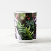 Mug "Thon le chat sans cheveux : élégant et soyeux" (Centre)