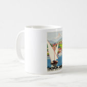 Mug Thonon Les Bains Français Travel Europe (Devant gauche)