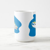 Mug Thons jaunes d'aileron rétros (Centre)