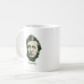 Mug Thoreau - simplifiez (Devant gauche)