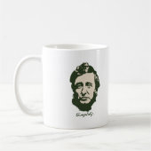 Mug Thoreau - simplifiez (Gauche)