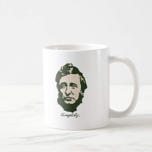 Mug Thoreau - simplifiez (Droite)