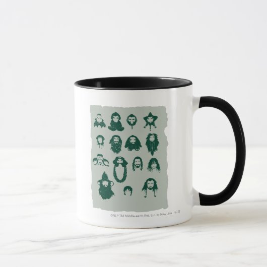 Mug THORIN OAKENSHIELD™ et Cheveux d'entreprise (Droite)