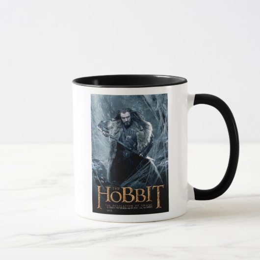 Mug THORIN OAKENSHIELD™ Poster de caractères 3 (Droite)