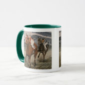 Mug Thoroughbred Equine remporte la course de cheval (Devant gauche)