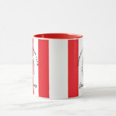 Mug Thoroughbred Social Club Red Stripes Horseshoe (Centre)