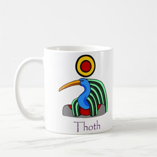 Mug Thoth - dieu égyptien antique (nom) (Gauche)