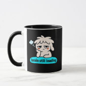 Mug Thoughts Warming Up – Cute Slow Brain Coffee (Gauche)