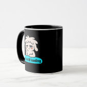 Mug Thoughts Warming Up – Cute Slow Brain Coffee (Devant gauche)