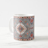 Mug Threads intemporels : Patrimoine Boho Geometry mar (Devant gauche)